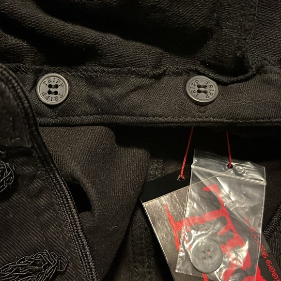 Tripp NYC Black Denim Vest Jacket - Picture 17 of 17